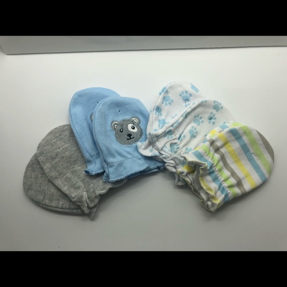 4 pack Baby Mitts set - Picture 7 of 7